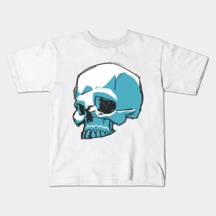 skull sketch Kids T-Shirt